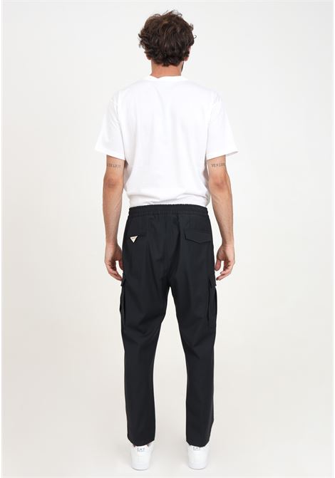 Pantalone casual nero da uomo modello cargo GOLDEN CRAFT | GP6700A001